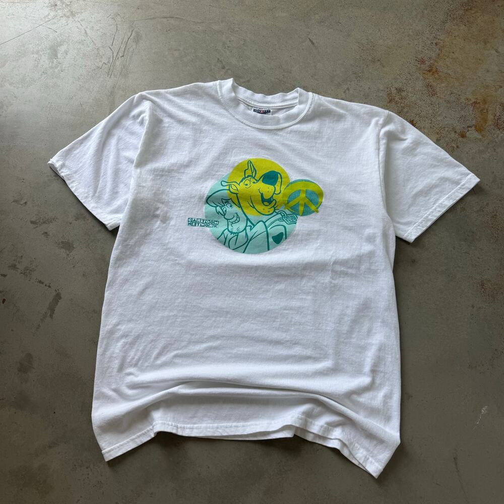 Vintage Y2K Scooby Doo Cartoon Network Cartoon Promo Rare T-shirt Size Large